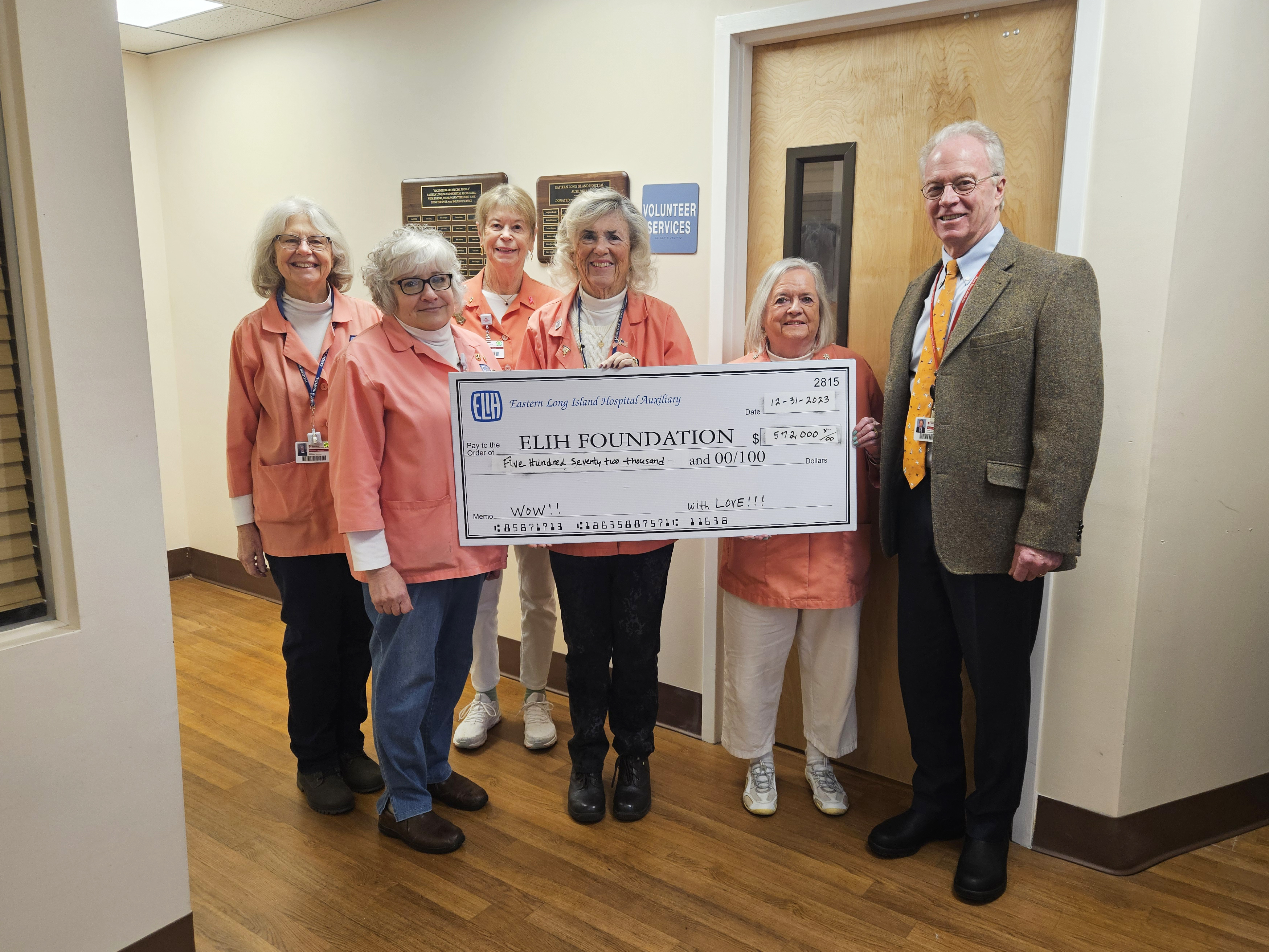 Eastern Long Island Hospital Auxiliary Donates $572,000 to SBELIH in 2023